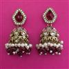 Indo Western Jhumki with Mehndi Plating