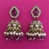 Indo Western Jhumki with Mehndi Plating