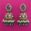 Indo Western Jhumki with Mehndi Plating