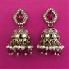 Indo Western Jhumki with Mehndi Plating