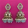 Indo Western Jhumki with Mehndi Plating