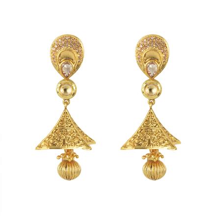Antique Jhumki with gold plating