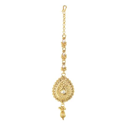 Antique Plain Gold Tikka