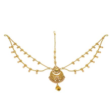 Antique Chand Damini with gold plating