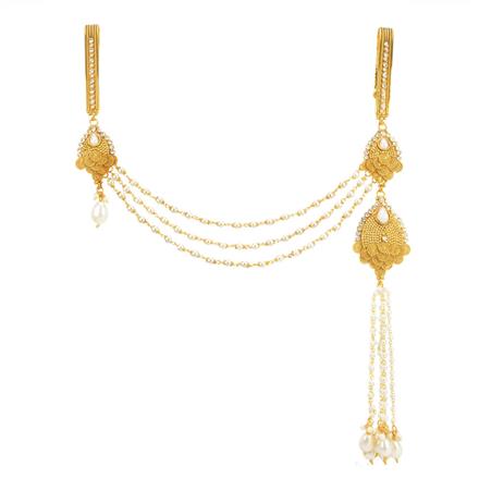 Antique Double Jhuda with gold plating