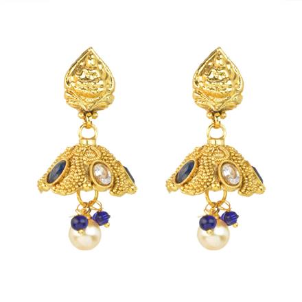 Antique Temple Earring with gold plating