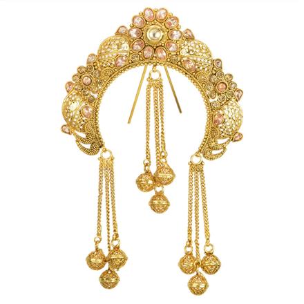 Antique Classic Hair Brooch with gold plating