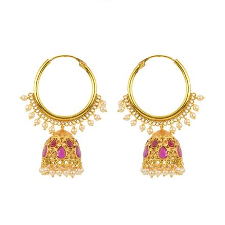 Antique Jhumki with gold plating