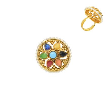 Antique Classic Ring with gold plating