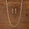 Antique Long Necklace With Mehndi Plating