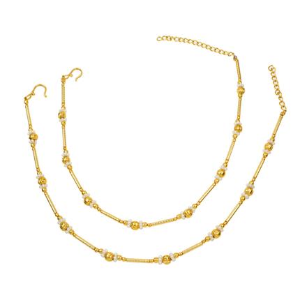 Antique Delicate Payal with gold plating