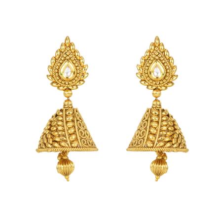 Antique Jhumki with gold plating