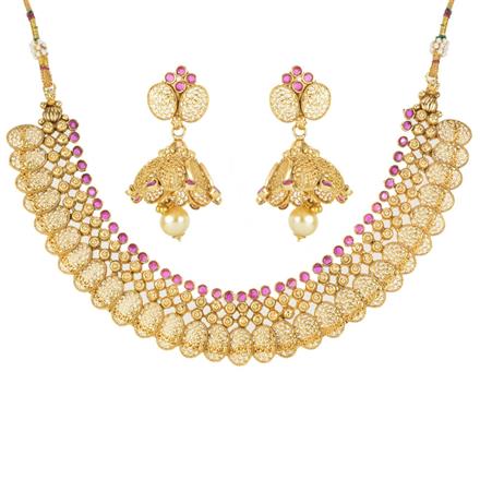 Antique Classic Necklace with gold plating