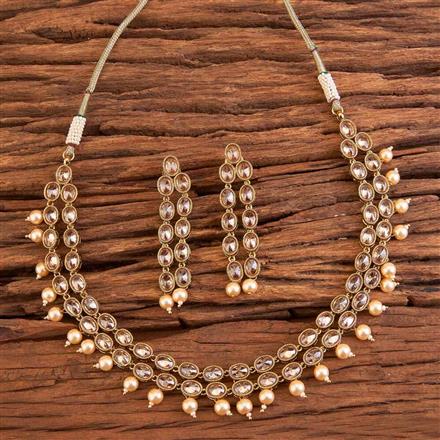 Antique Classic Necklace with mehndi plating