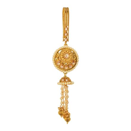 Antique Delicate Jhuda with gold plating