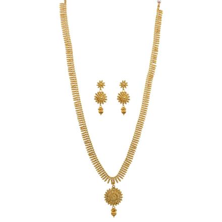 Antique Long Necklace with gold plating