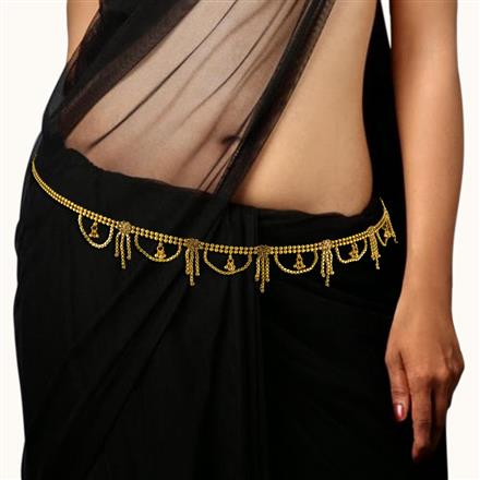 Antique Delicate Belt with gold plating