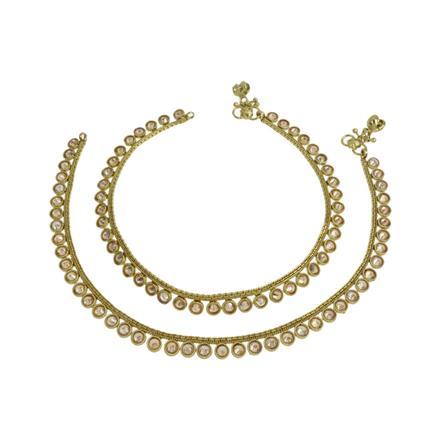 Antique Classic Payal with mehndi plating