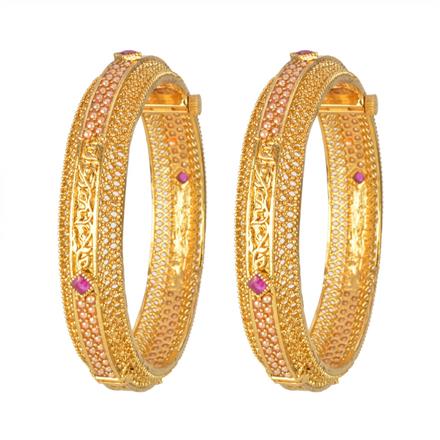 Antique Openable Bangles with gold plating