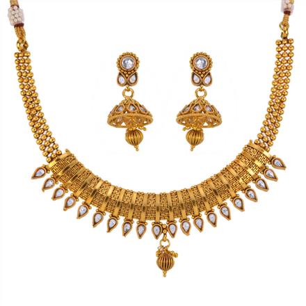 Antique Classic Necklace with gold plating