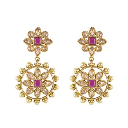 Antique Classic Earring with mehndi plating