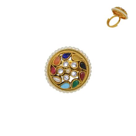 Antique Classic Ring with gold plating