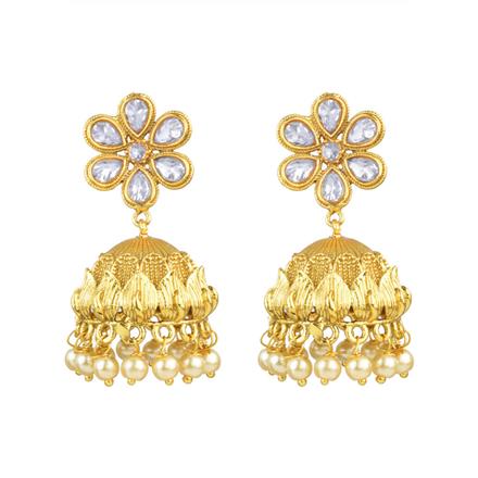 Antique Jhumki with gold plating