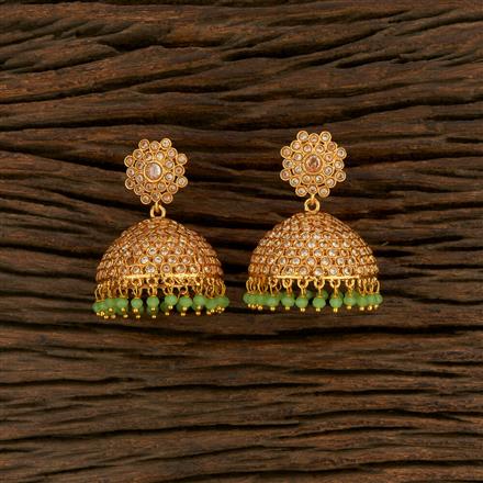 Antique Jhumki With Gold Plating