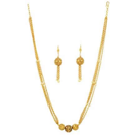 Antique Mala Necklace with gold plating
