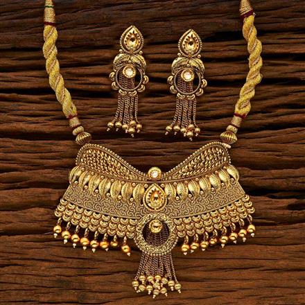 Gold plated Padmavati style Necklace