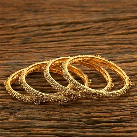 Antique Plain Gold Bangles