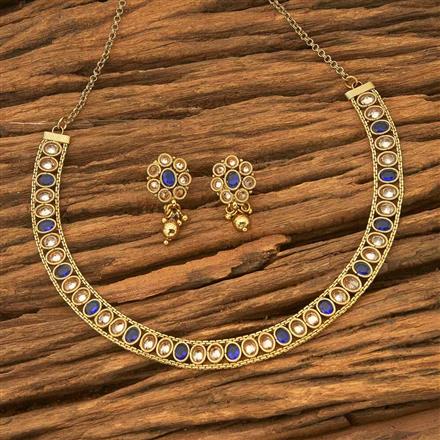 Antique Classic Necklace with mehndi plating