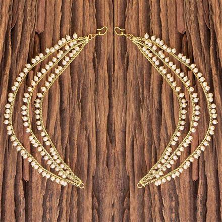Antique gold plated Padmavati Ear Chains