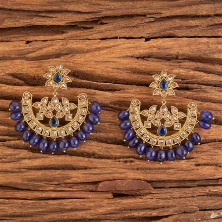 Antique Chand Earring with mehndi plating