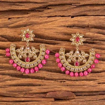 Antique Chand Earring with mehndi plating