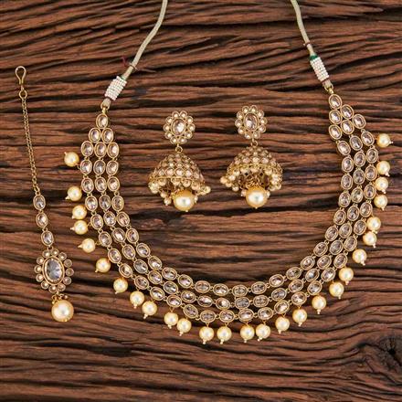Antique Classic Necklace with mehndi plating