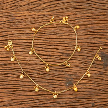 Antique Delicate Payal With Gold Plating