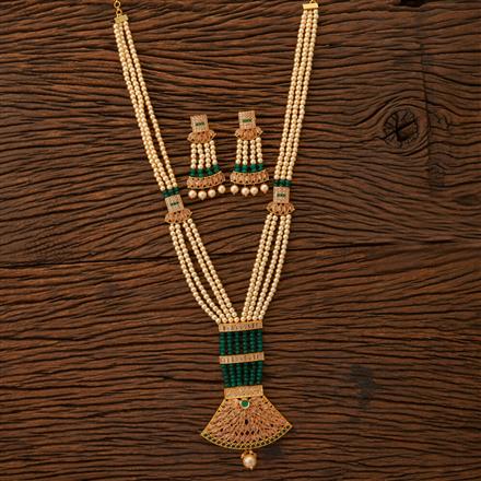 Antique Mala Necklace with gold plating