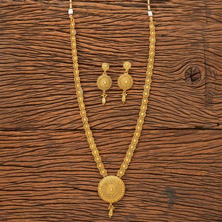 Antique Long Necklace with gold plating