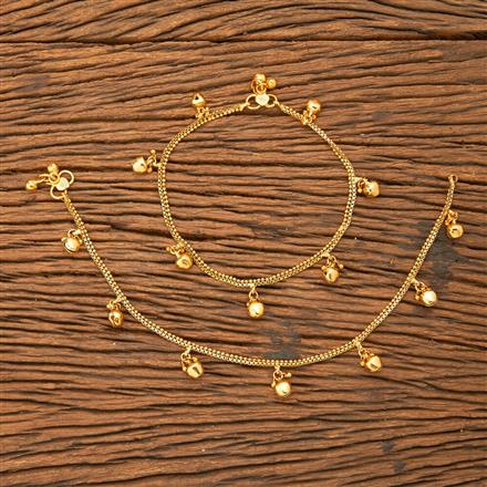 Antique Delicate Payal With Gold Plating