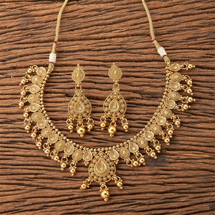 Antique Plain Gold Necklace