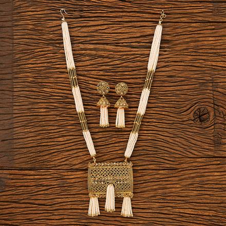 Antique Mala Pendant set with gold plating