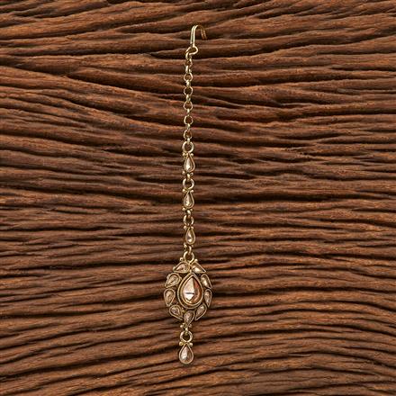 Antique Delicate Tikka with Mehndi plating