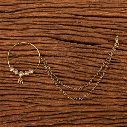 Antique Pressing Nose ring with Mehndi plating