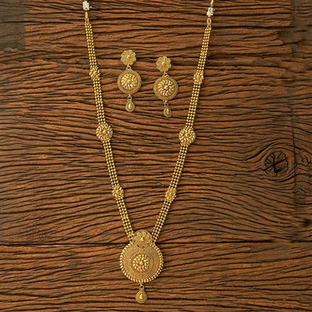 Antique Long Necklace with gold plating