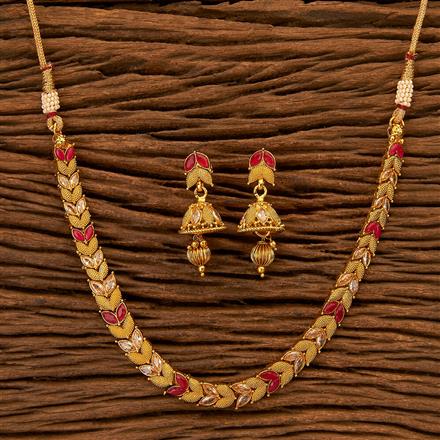 Antique Delicate Necklace with gold plating