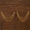 Antique Plain Ear Chain with gold plating