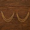 Antique Plain Ear Chain with gold plating