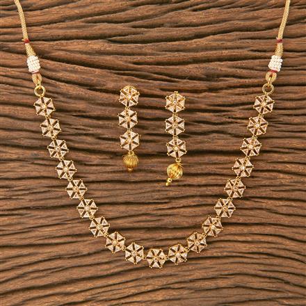Antique Delicate Necklace with gold plating