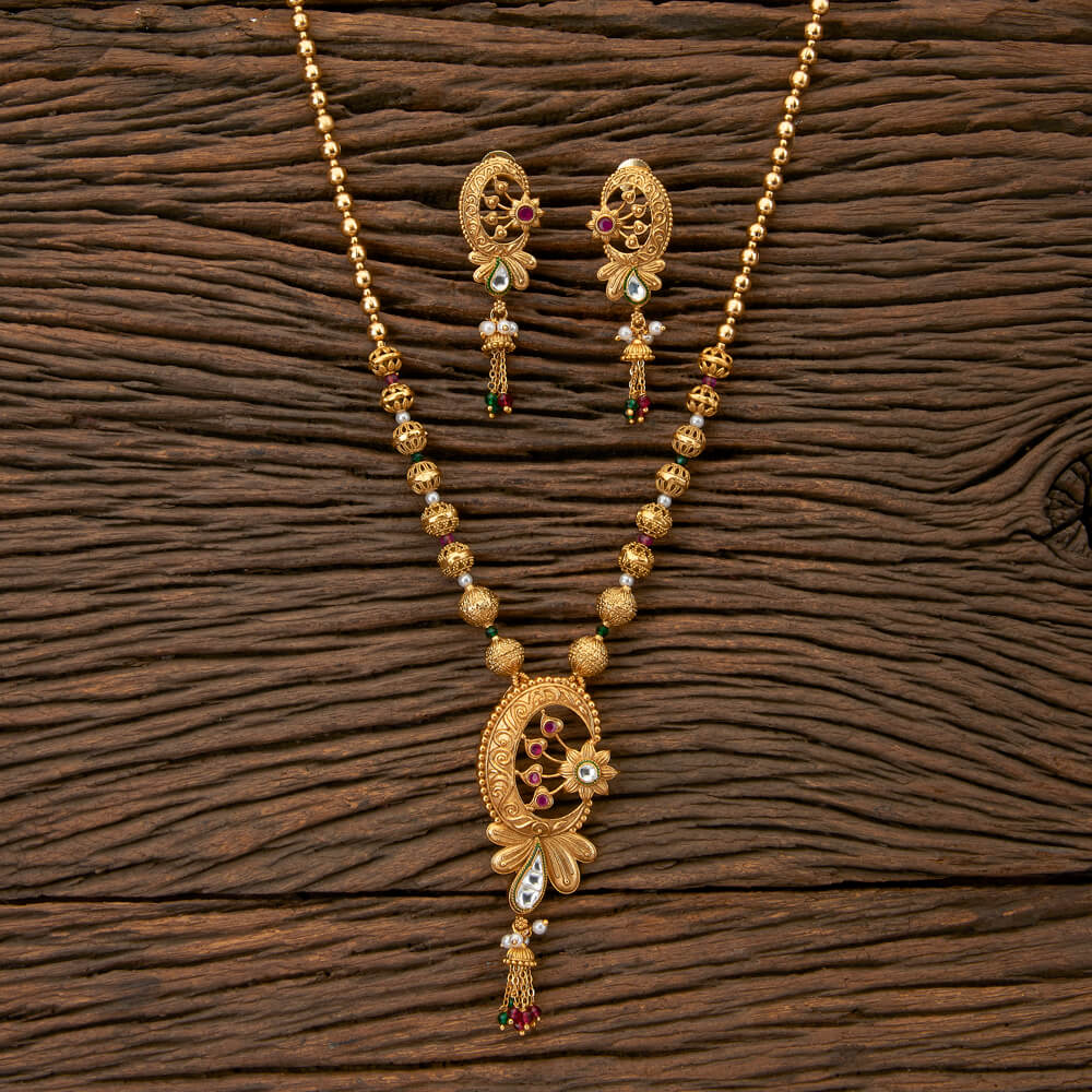 201486 Antique Mala Pendant set 